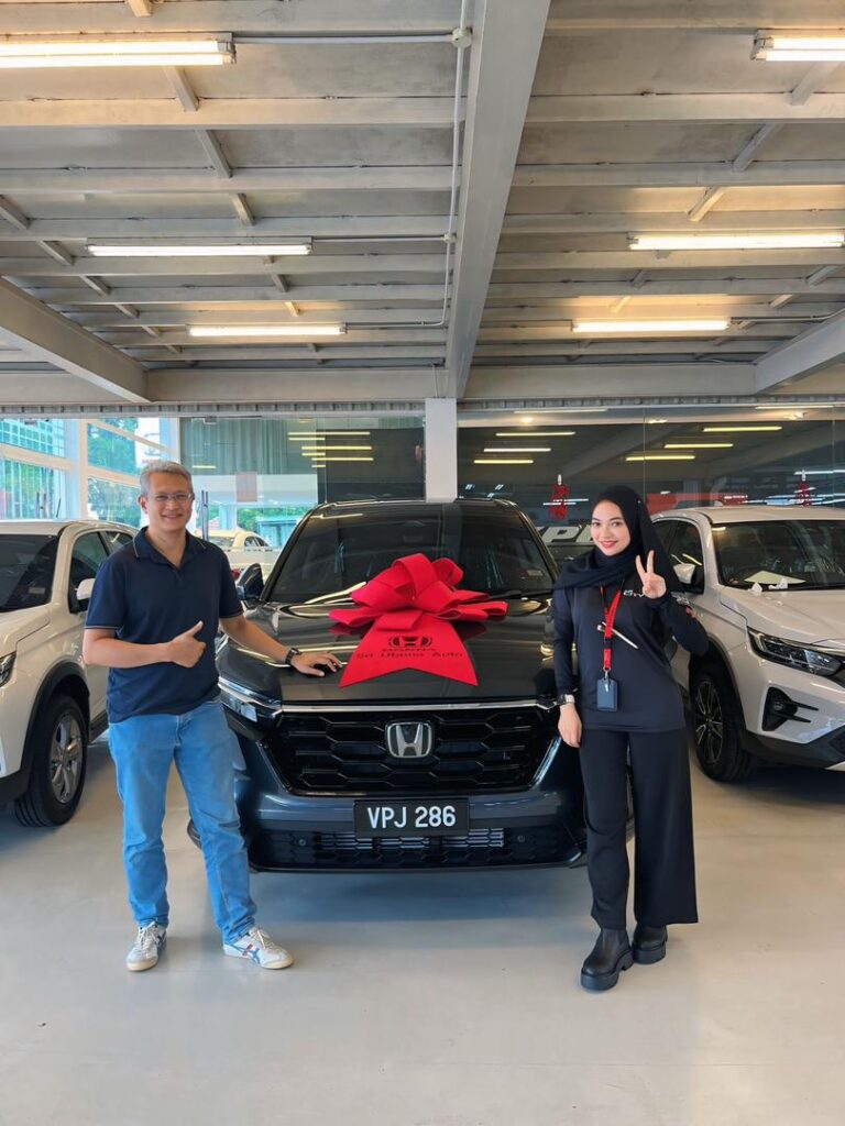 Honda happy customer delivery