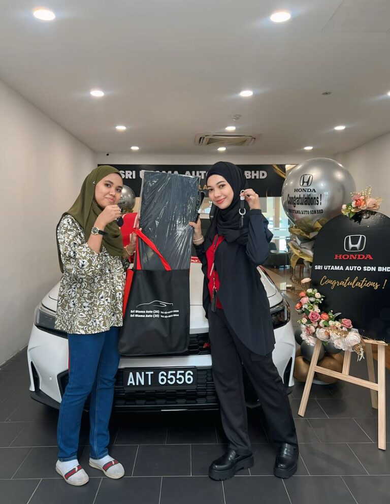 Honda happy customer delivery